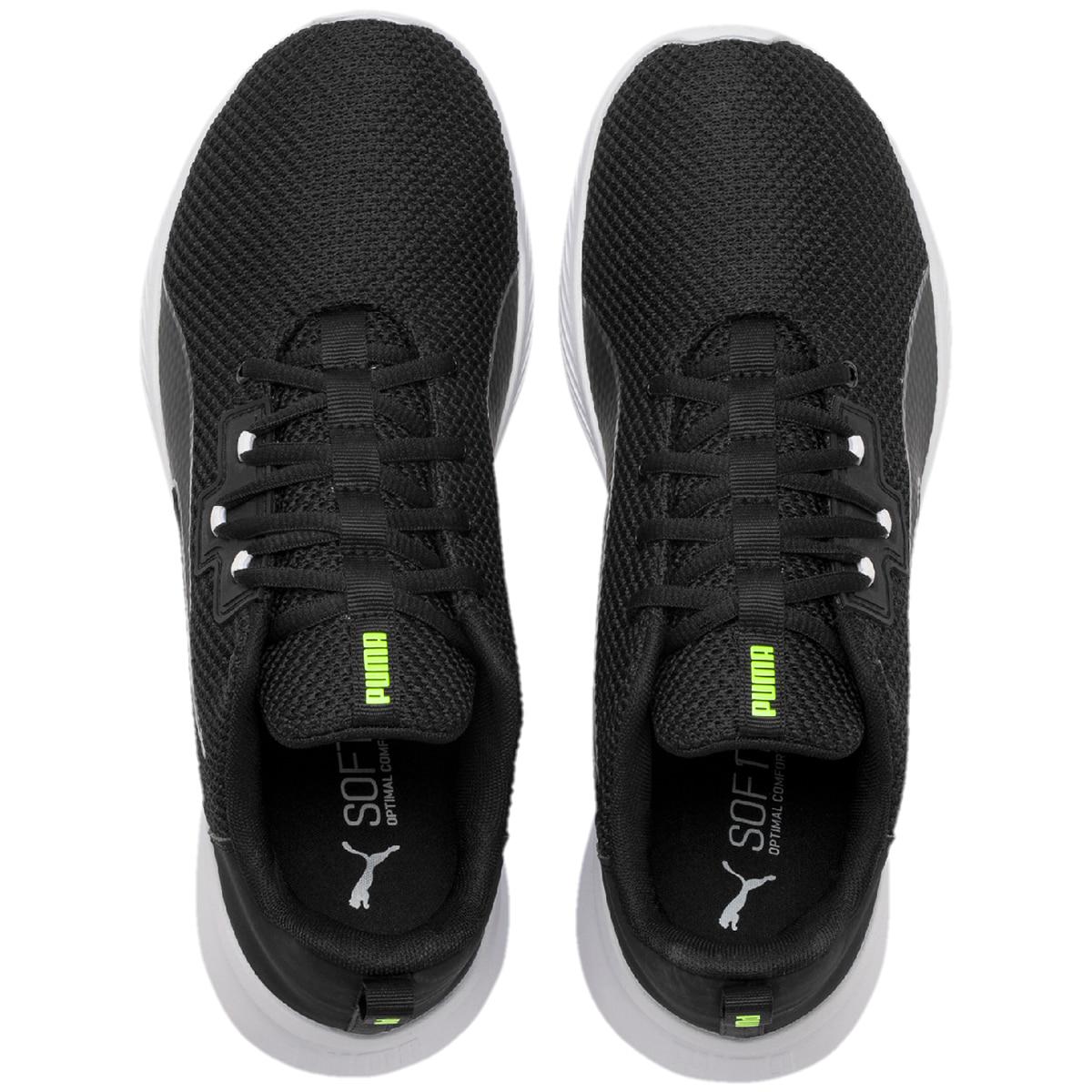 PUMA Men's Tishatsu Mesh Runner Peacoat and White