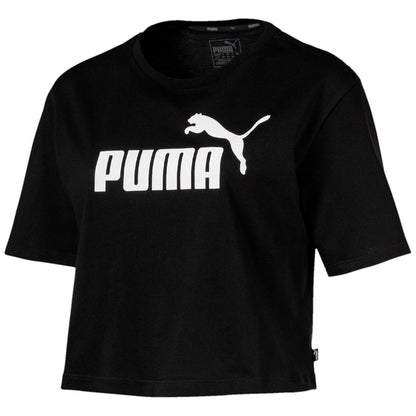 PUMA Women's Crop Tee Black