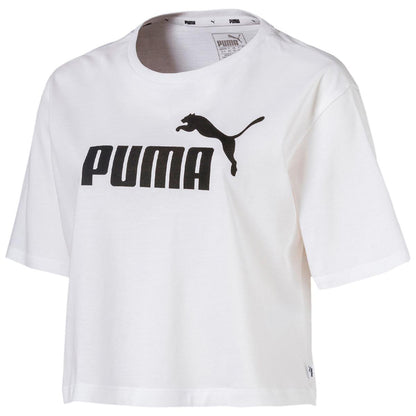 PUMA Women's Crop Tee Black