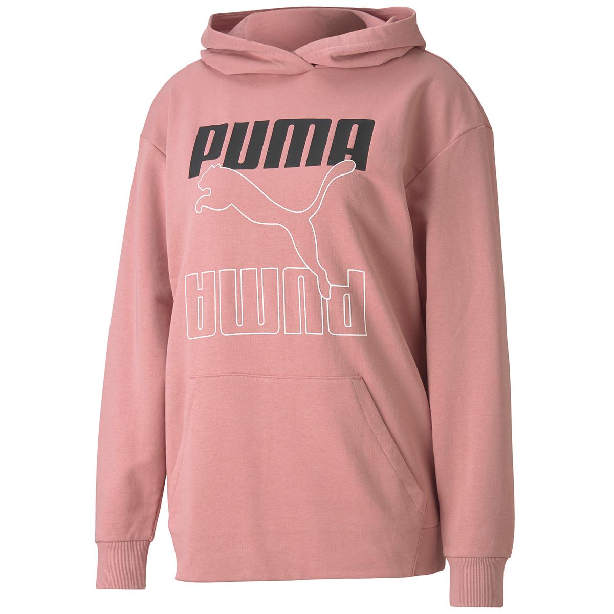 PUMA Women's Elongated Hoodie Foxglove