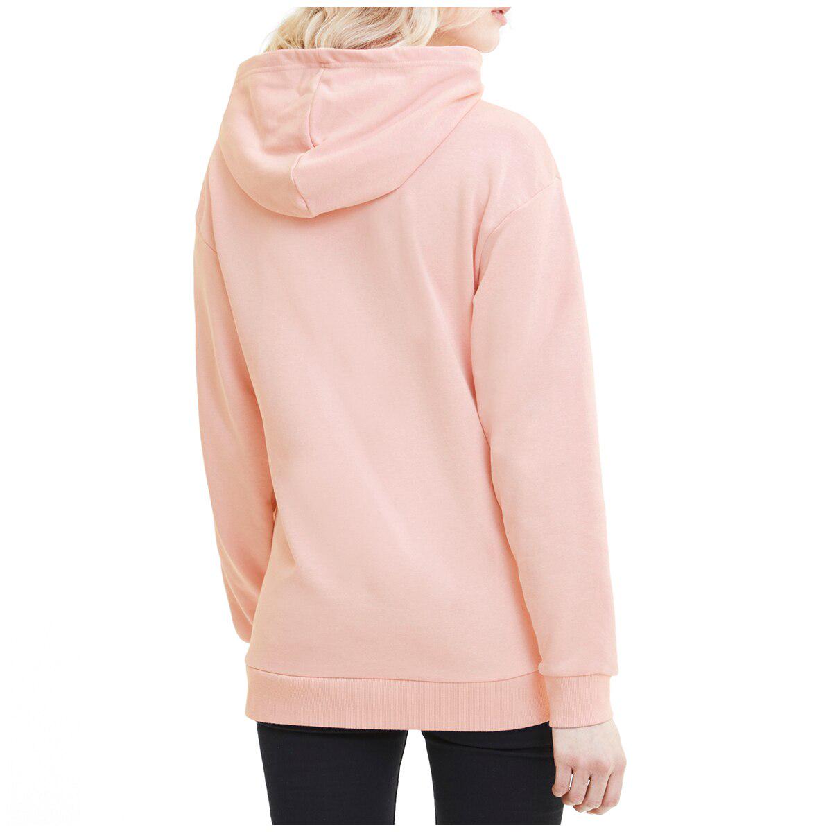 PUMA Women's Elongated Hoodie Peach
