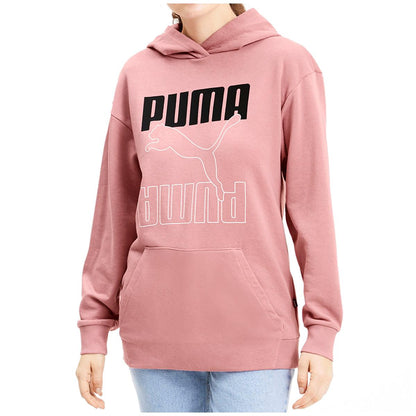 PUMA Women's Elongated Hoodie Peach