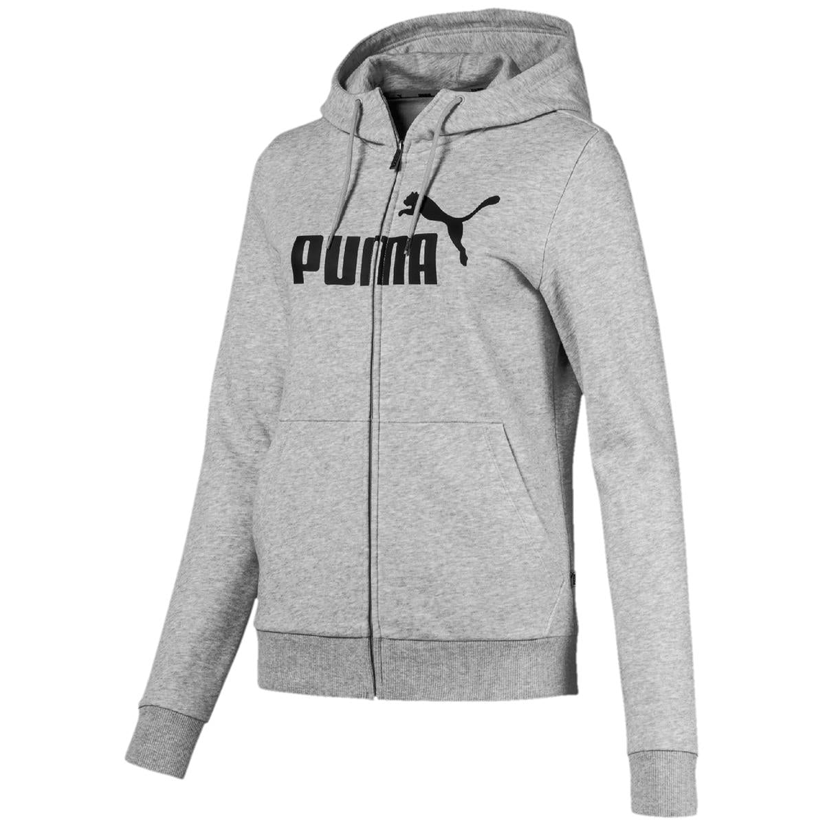 PUMA Women's KA Hoodie Peacoat FZ Logo
