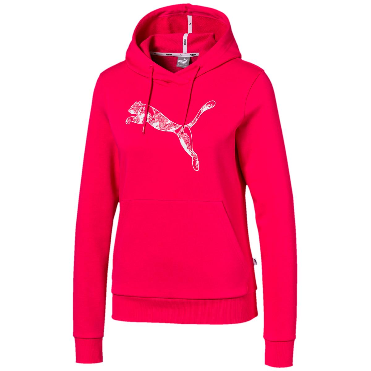 PUMA Women's KA Hoodie Peacoat FZ Logo