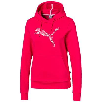 PUMA Women's KA Hoodie Peacoat FZ Logo