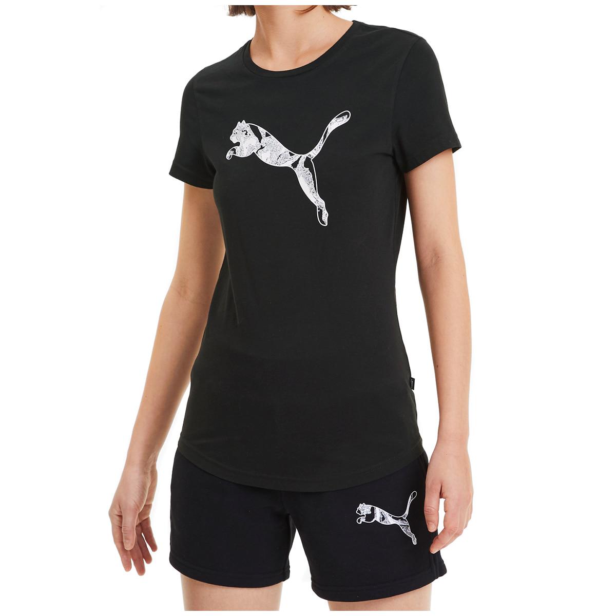PUMA Women's KA Tee Black PUMA Cat