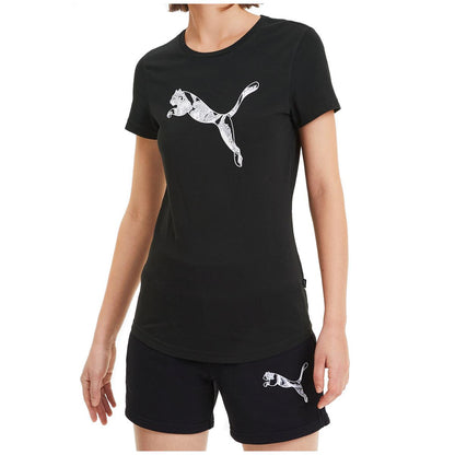 PUMA Women's KA Tee Black PUMA Cat