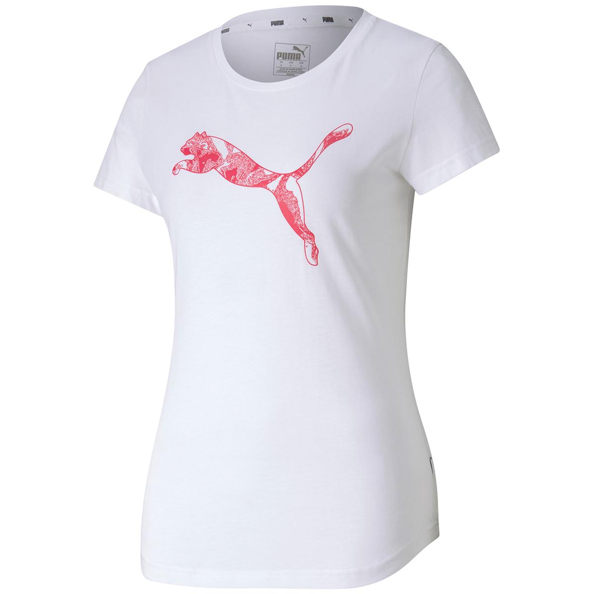 PUMA Women's KA Tee White PUMA Cat