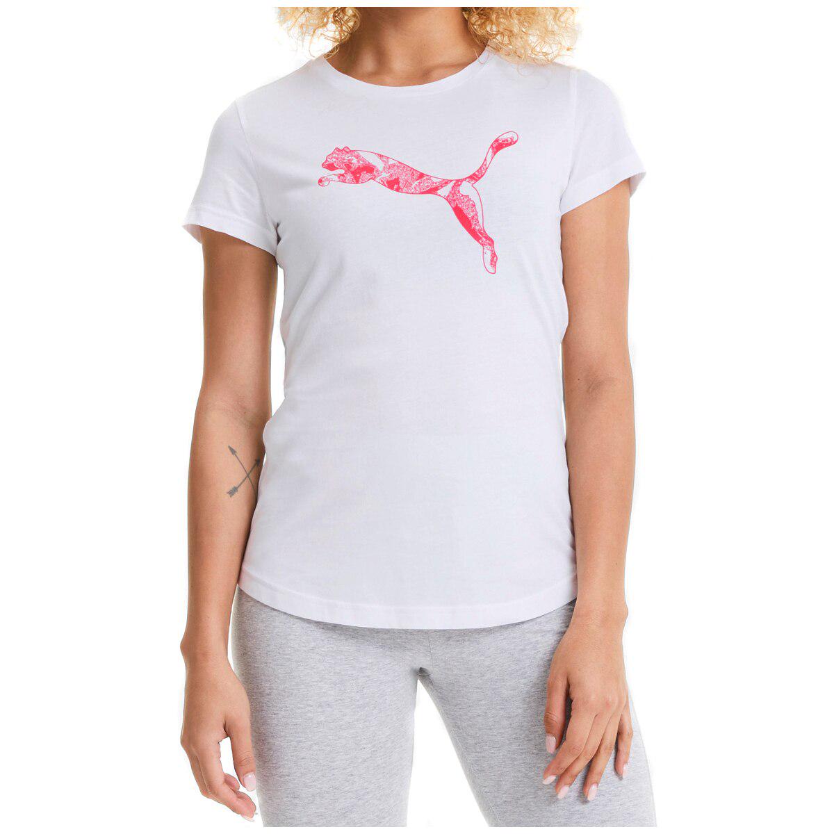 PUMA Women's KA Tee White PUMA Cat