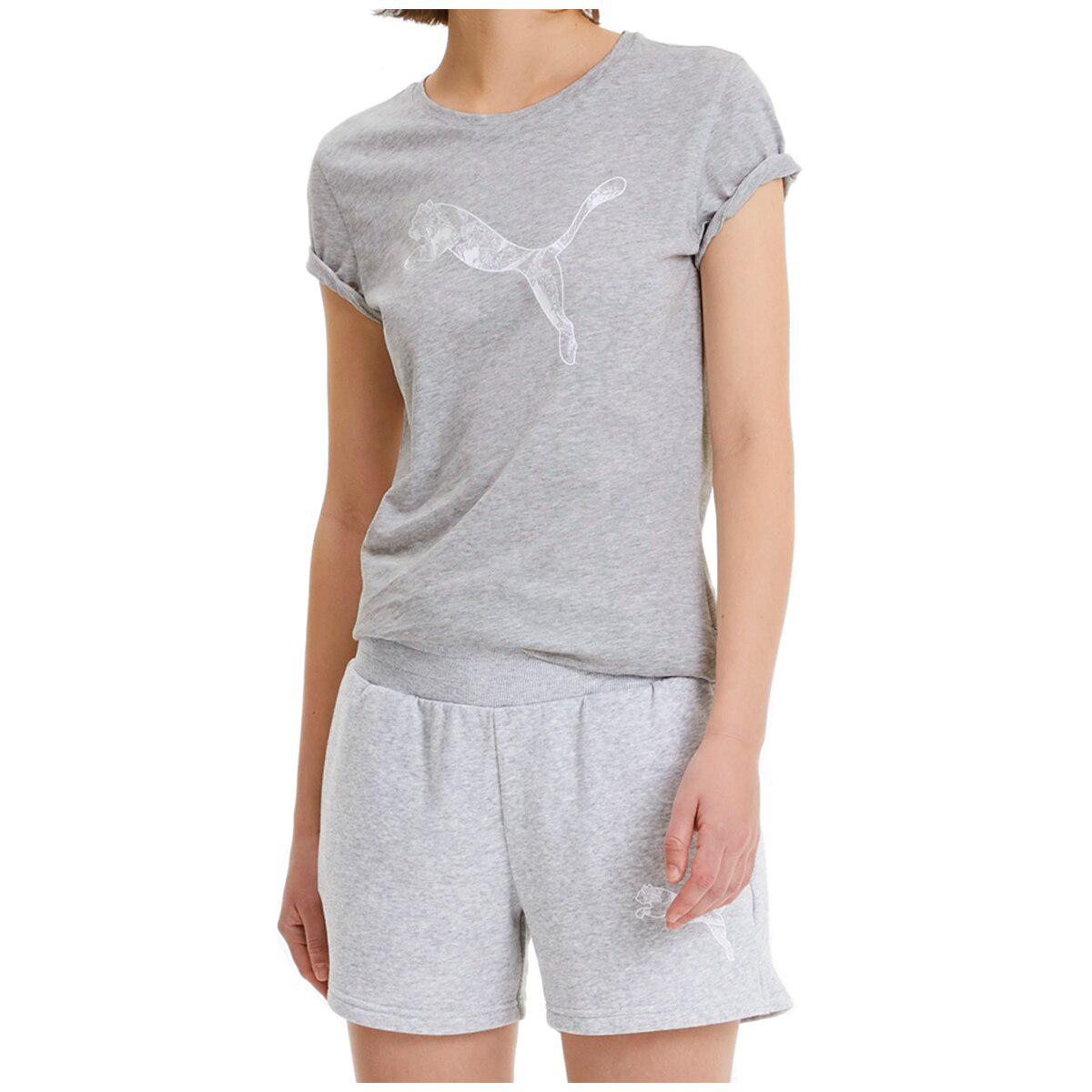 PUMA Women's KA Tee Grey PUMA Cat