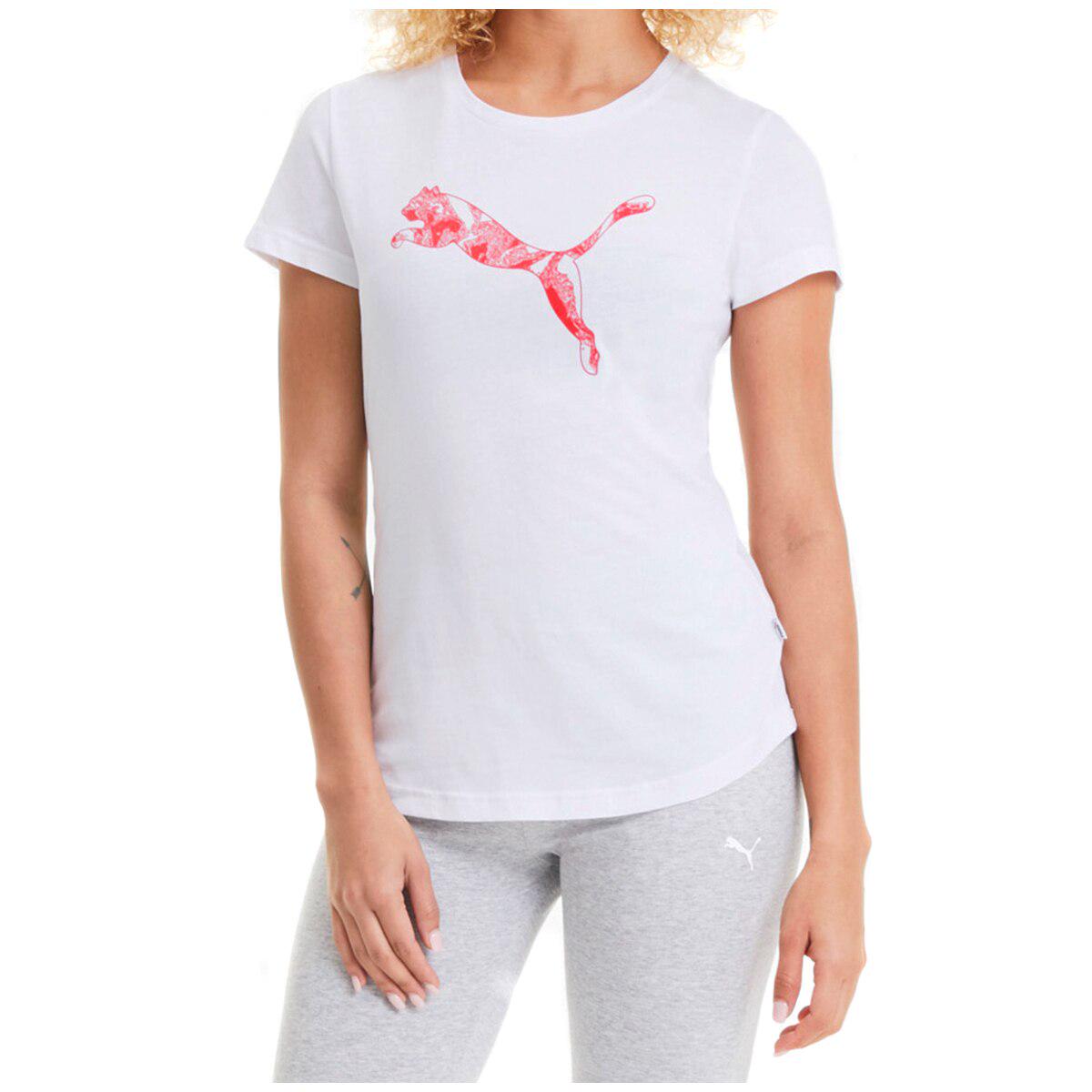 PUMA Women's KA Tee White PUMA Cat
