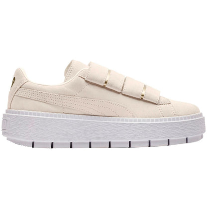 PUMA Women's Platform Trace Strap Shoe White