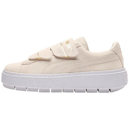 PUMA Women's Platform Trace Strap Shoe White