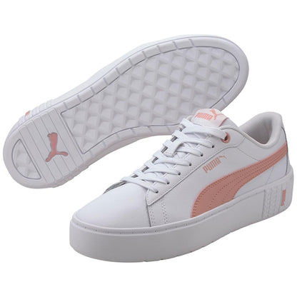 PUMA Women's Smash Platform Shoe White