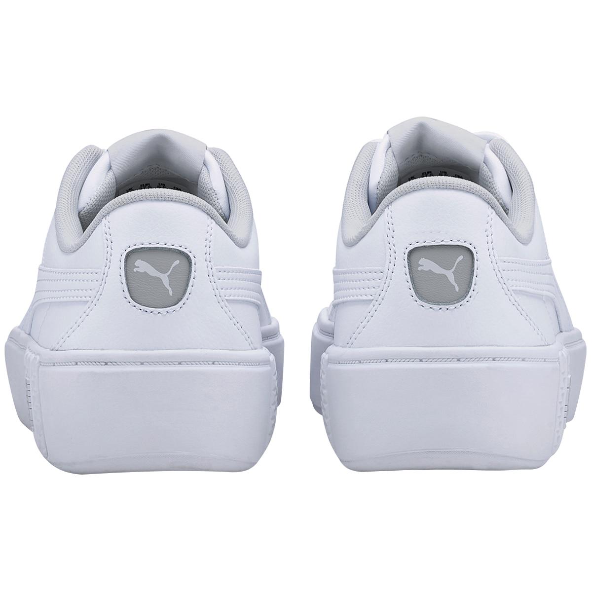 PUMA Women's Smash Platform Shoe White