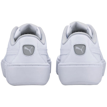 PUMA Women's Smash Platform Shoe White
