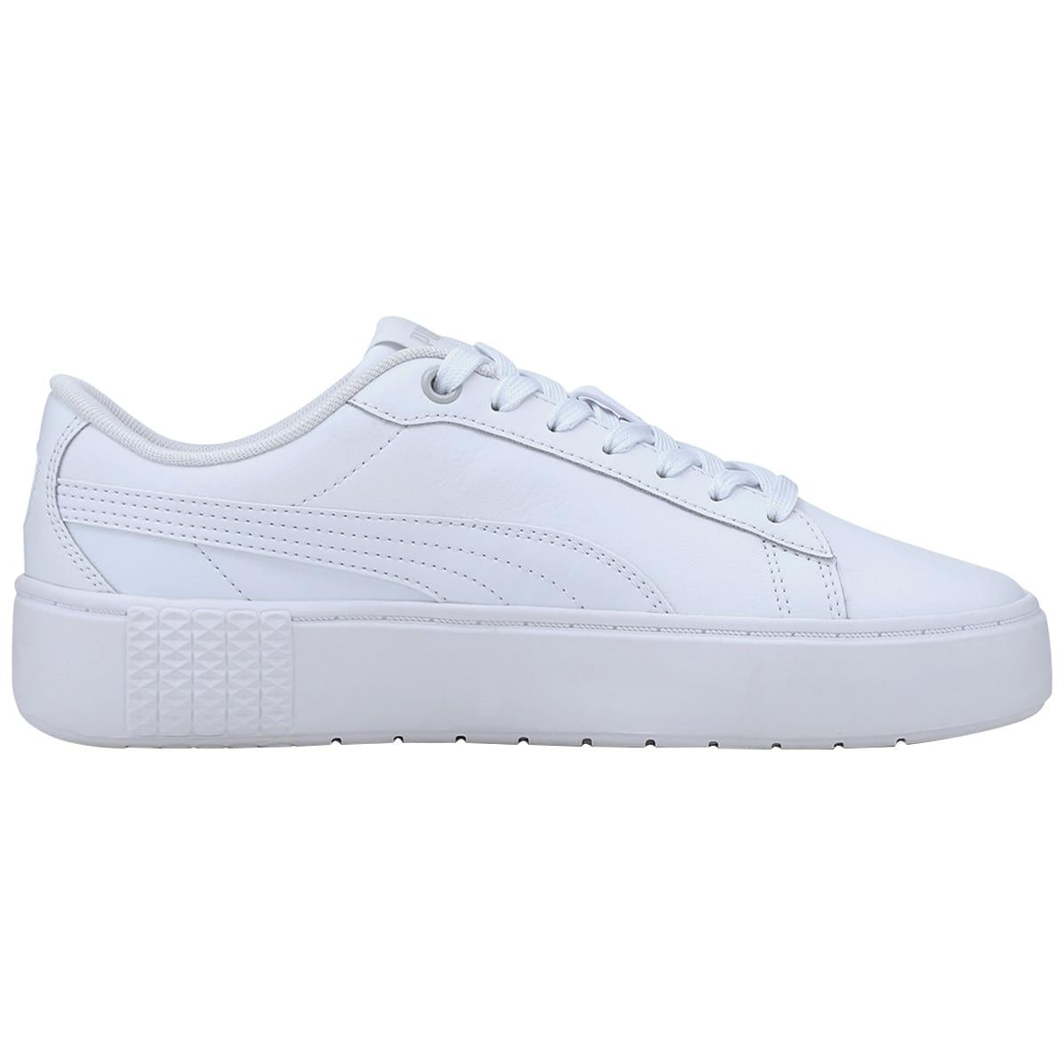 PUMA Women's Smash Platform Shoe White