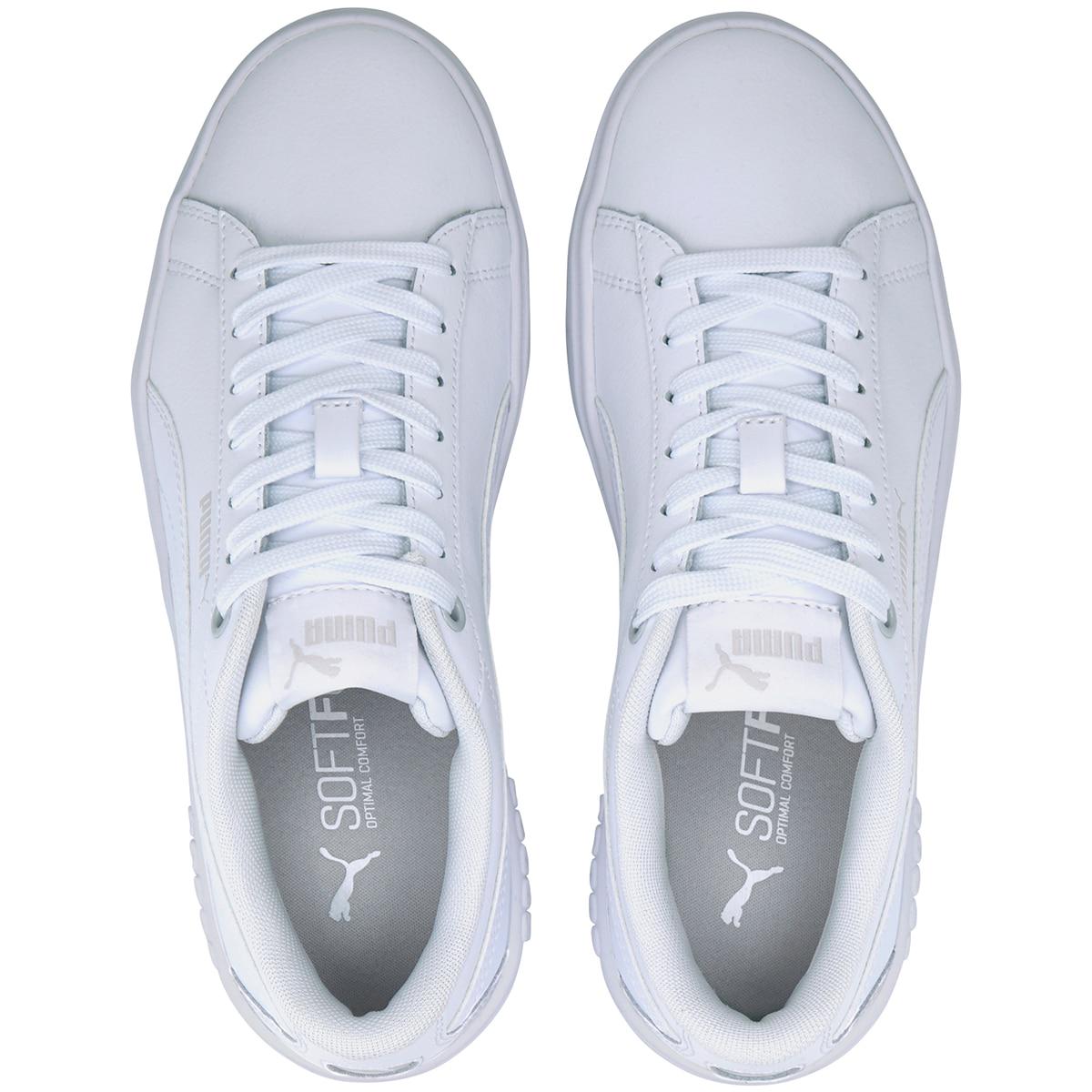 PUMA Women's Smash Platform Shoe White