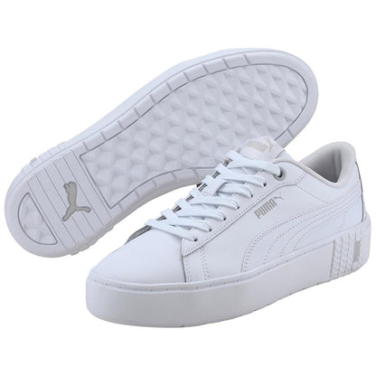 PUMA Women's Smash Platform Shoe White