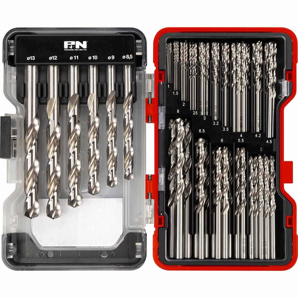 P&N 100 Piece 1-13mm Metric HSS M2 Bright Drill Set 165399023
