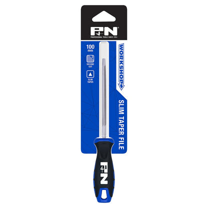 P&N 100mm Second Cut Triangular Slim Taper File PW3121042