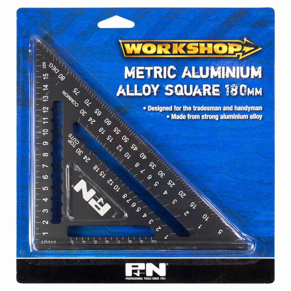 P&N 180mm Metric Aluminium Rafter Square 267900180