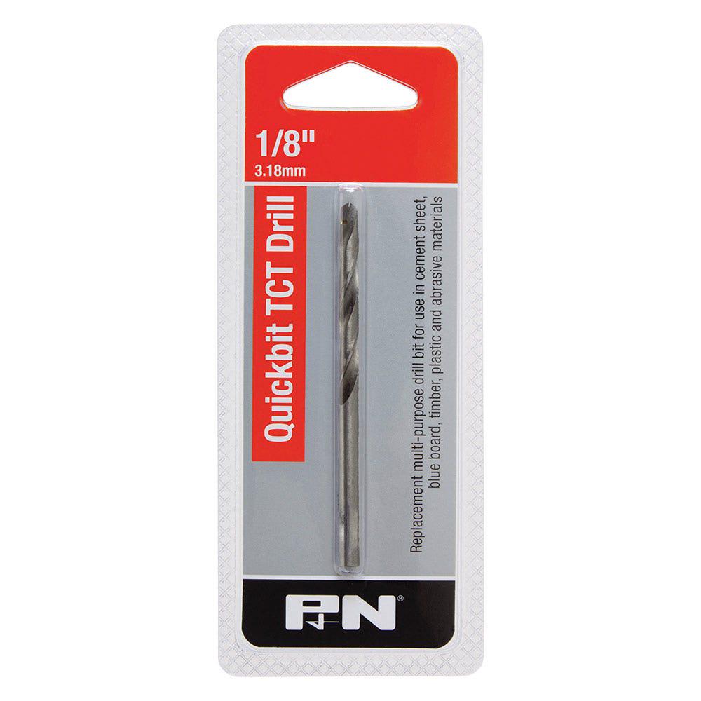 P&N 1 8 TCT Countersink Pilot Drill Bit Suits 107DC0008 107DCR008