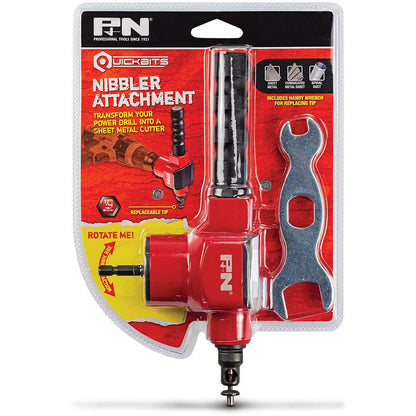 P&N QUICKBITS 1 4-Hex Drill Impact Driver Sheet Metal Nibbler Attachment