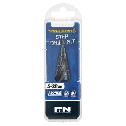 P&N Workshop 4-20mm Spiral Step Drill Bit