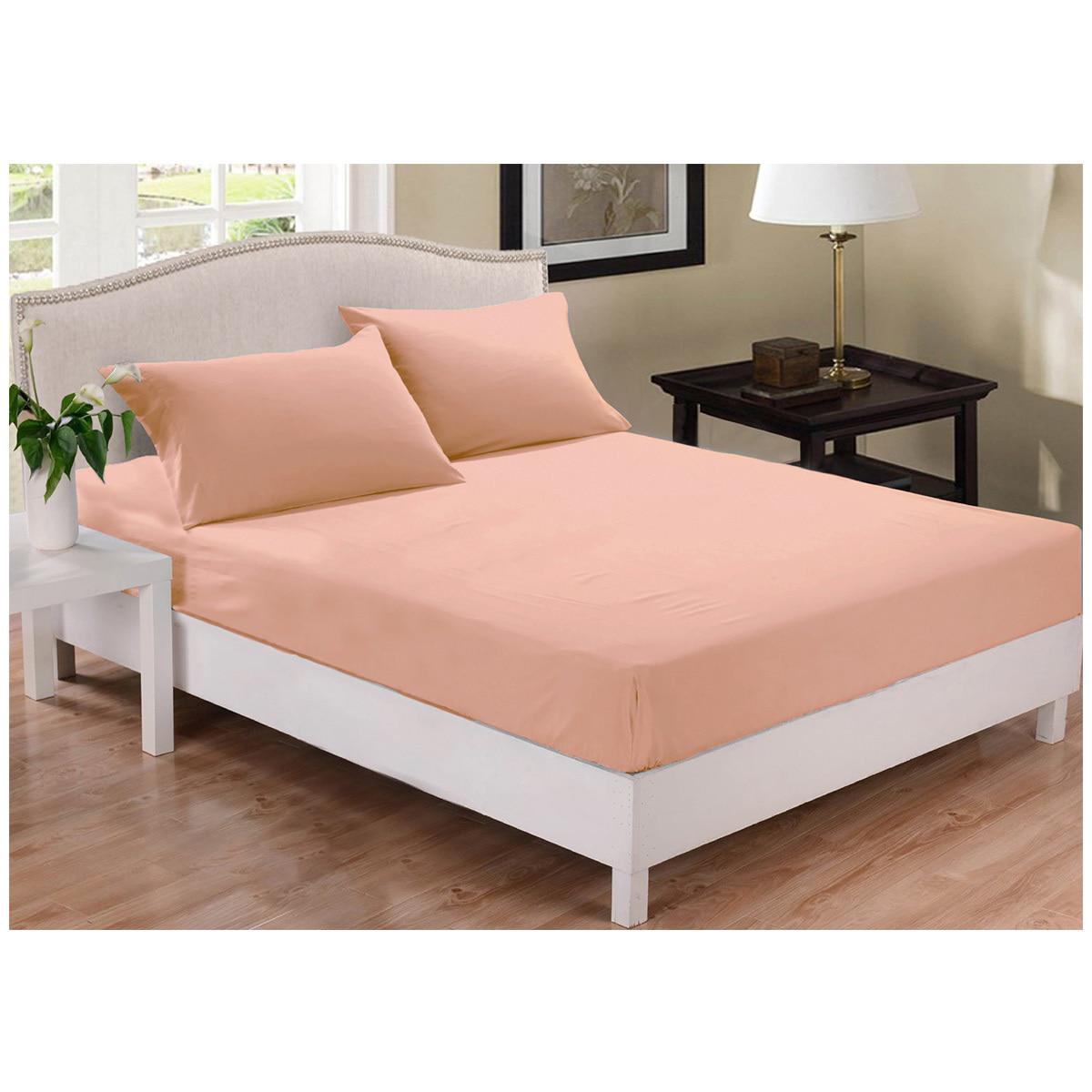 Park Avenue 1000 Thread Count Cotton Blend Combo Single Sheet Set Pebble