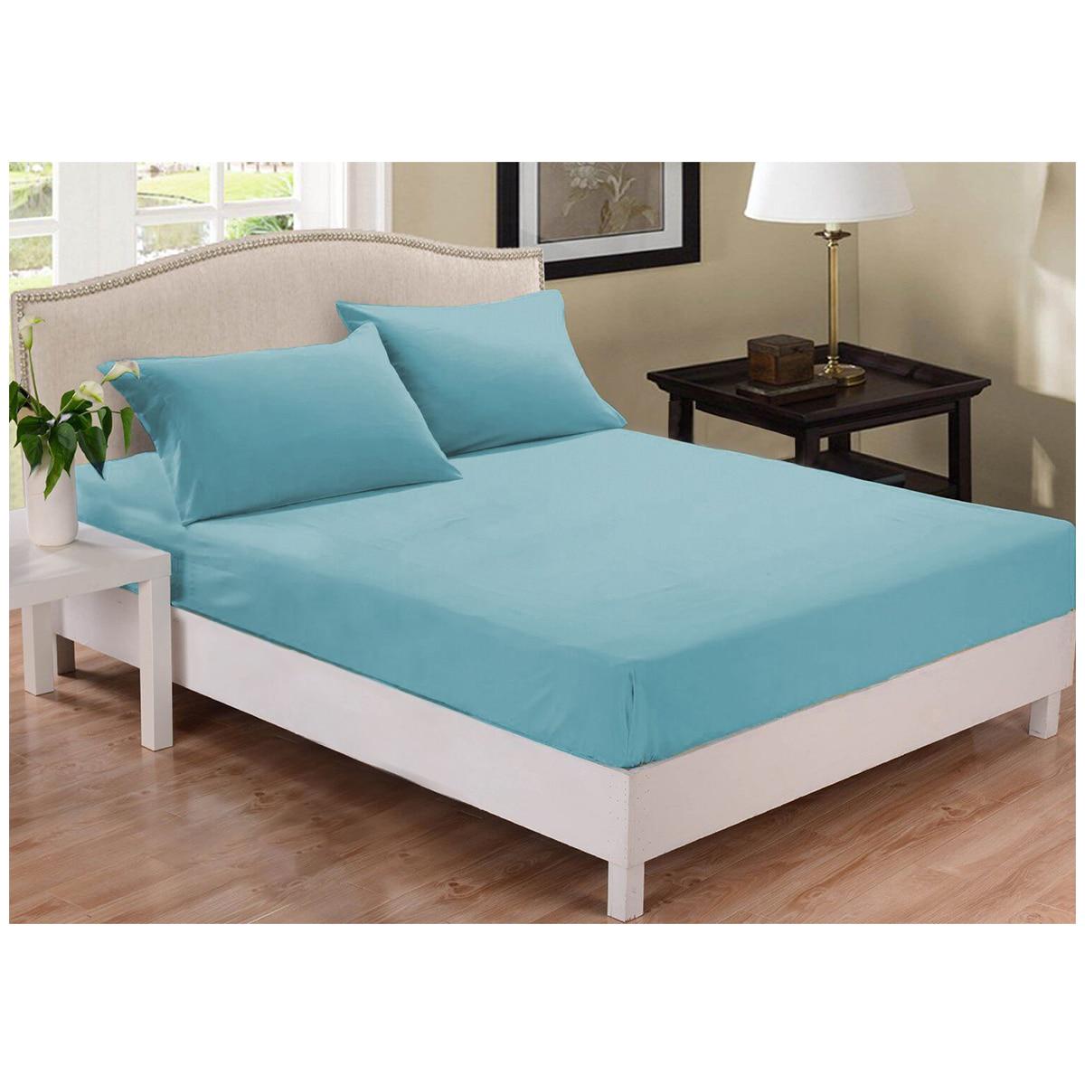 Park Avenue 1000 Thread Count Cotton Blend Combo Sheet Set Queen Silver