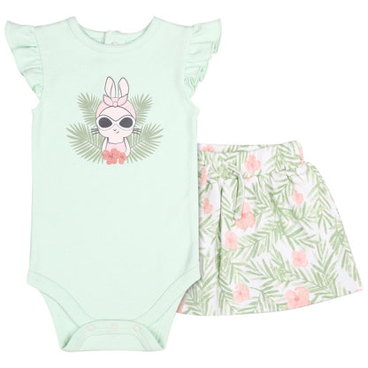 Peanut Shell Baby Clothes Set 2pc