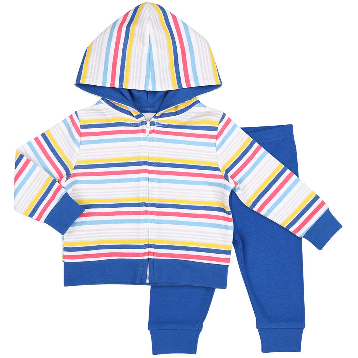 Peanut Shell Baby Clothes Set 2pc Green Hood and Print Pant