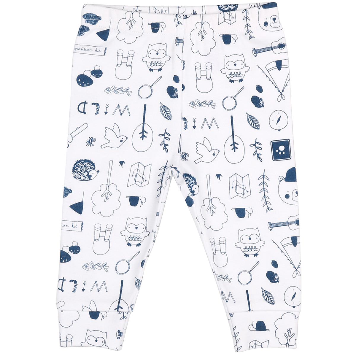Peanut Shell Baby Clothes Set 2pc Green Hood and Print Pant