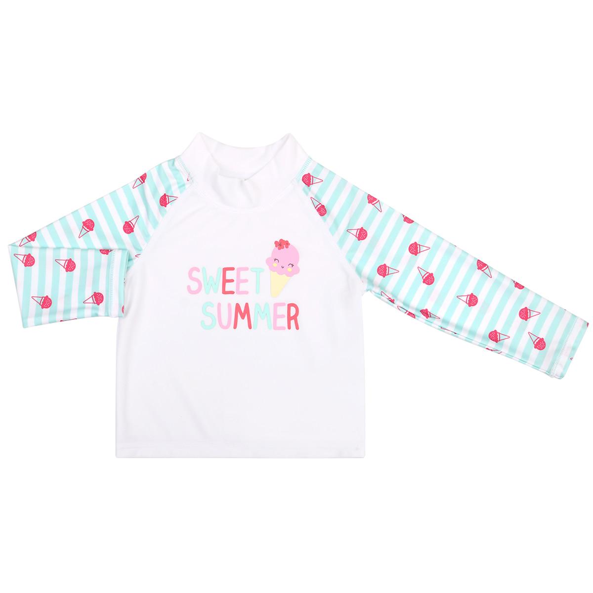 Peanut Shell Children's Swimwear 3pc Set Purple