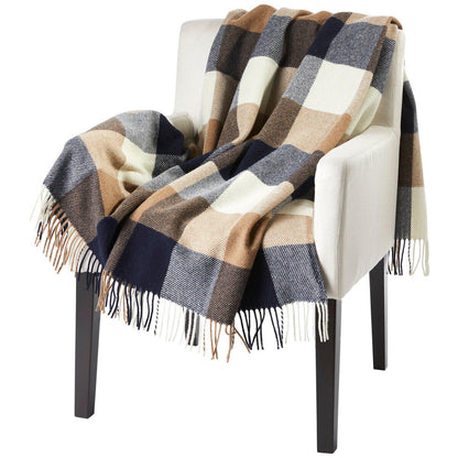 Pendleton Eco-Wise Washable Throw NavyCamel
