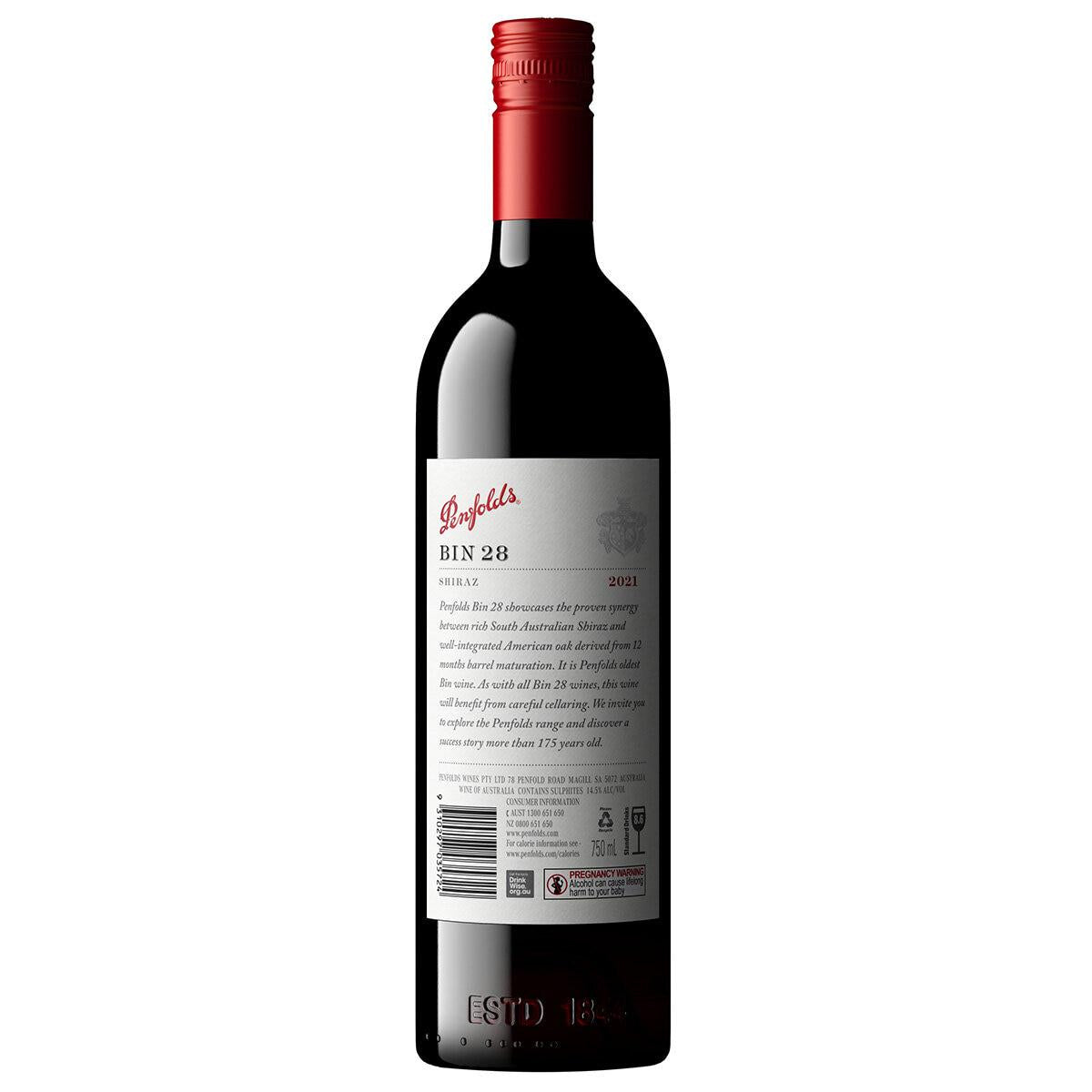 Penfolds Bin 28 Shiraz 2021 750ml