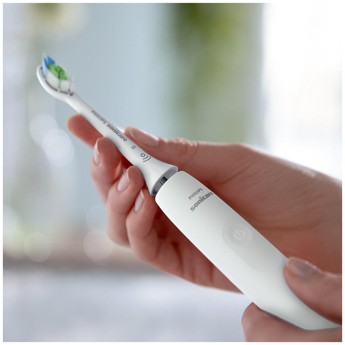 Philips Sonicare 3100 Toothbrush Bundle 2 Pack White