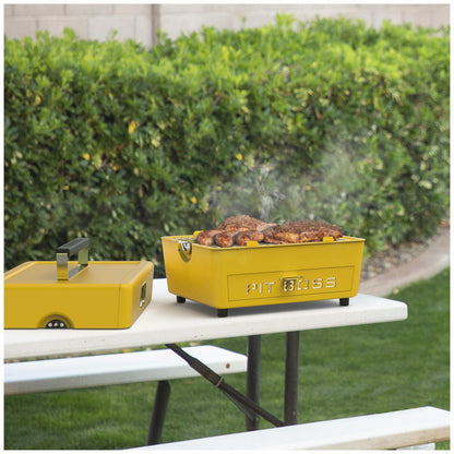 Pit Boss Portable Charcoal Grill With Cover Red