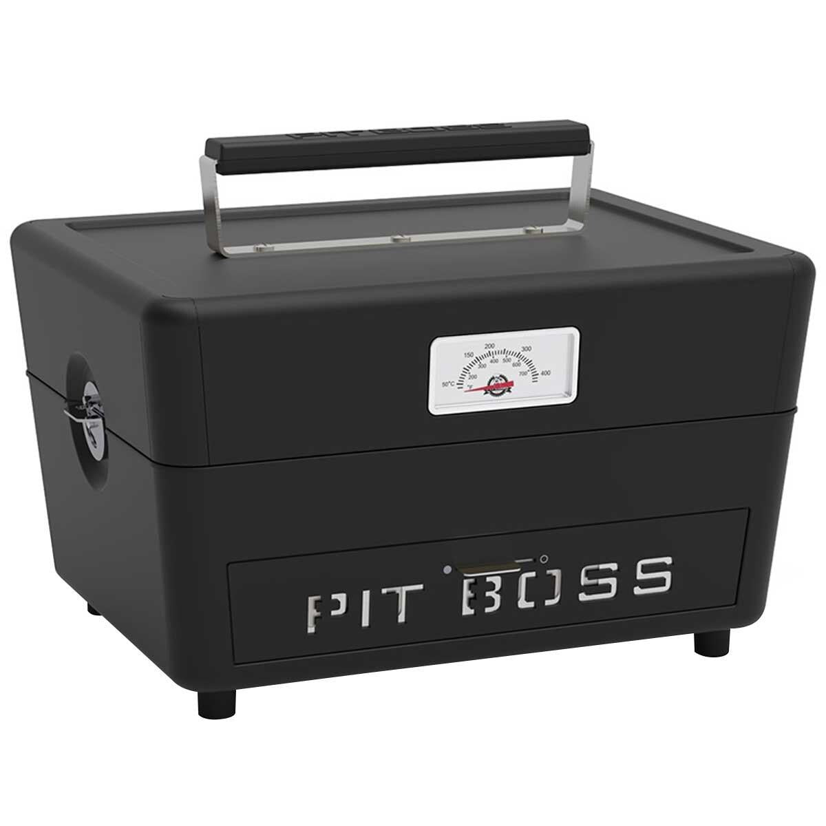Pit Boss Portable Charcoal Grill With Cover Red