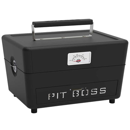 Pit Boss Portable Charcoal Grill With Cover Red