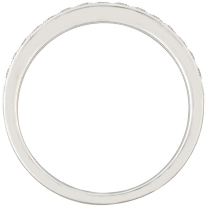 Platinum 0.25ctw Round Diamond Anniversary Band