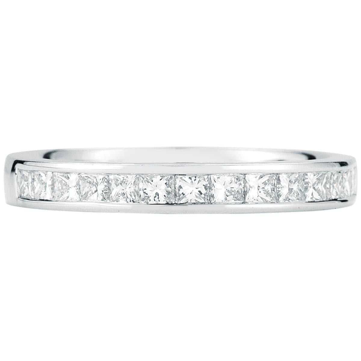 Platinum 2.05ctw Princess Cut Diamond Bridal Set