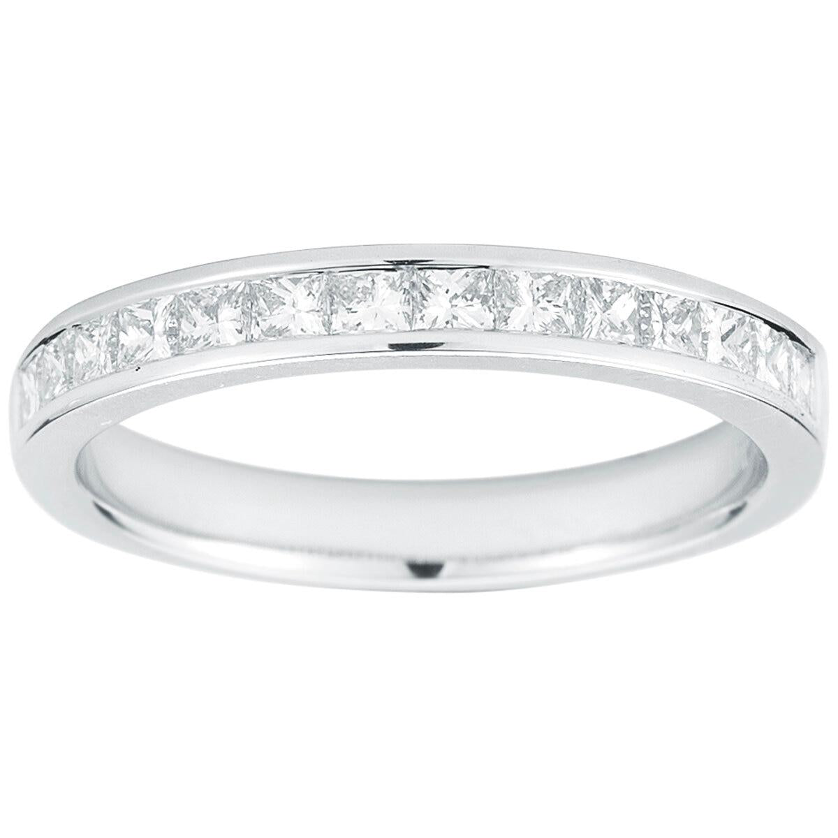 Platinum 2.05ctw Princess Cut Diamond Bridal Set
