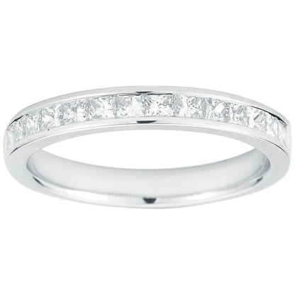 Platinum 2.05ctw Princess Cut Diamond Bridal Set