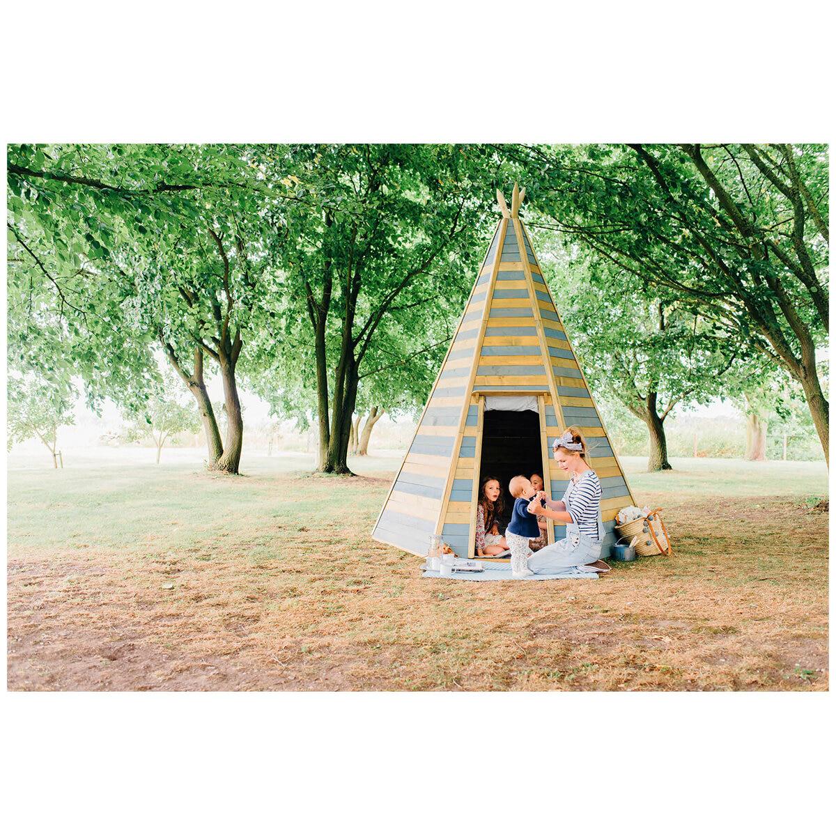 Plum Play Gr And Wooden Teepee