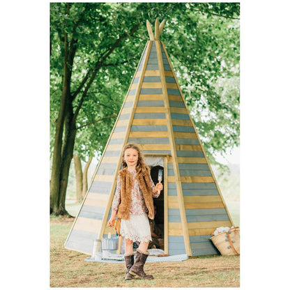 Plum Play Gr And Wooden Teepee