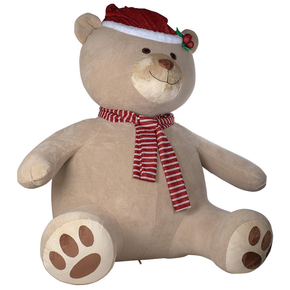 Plush Inflatable Teddy Bear With Lights 2.4M
