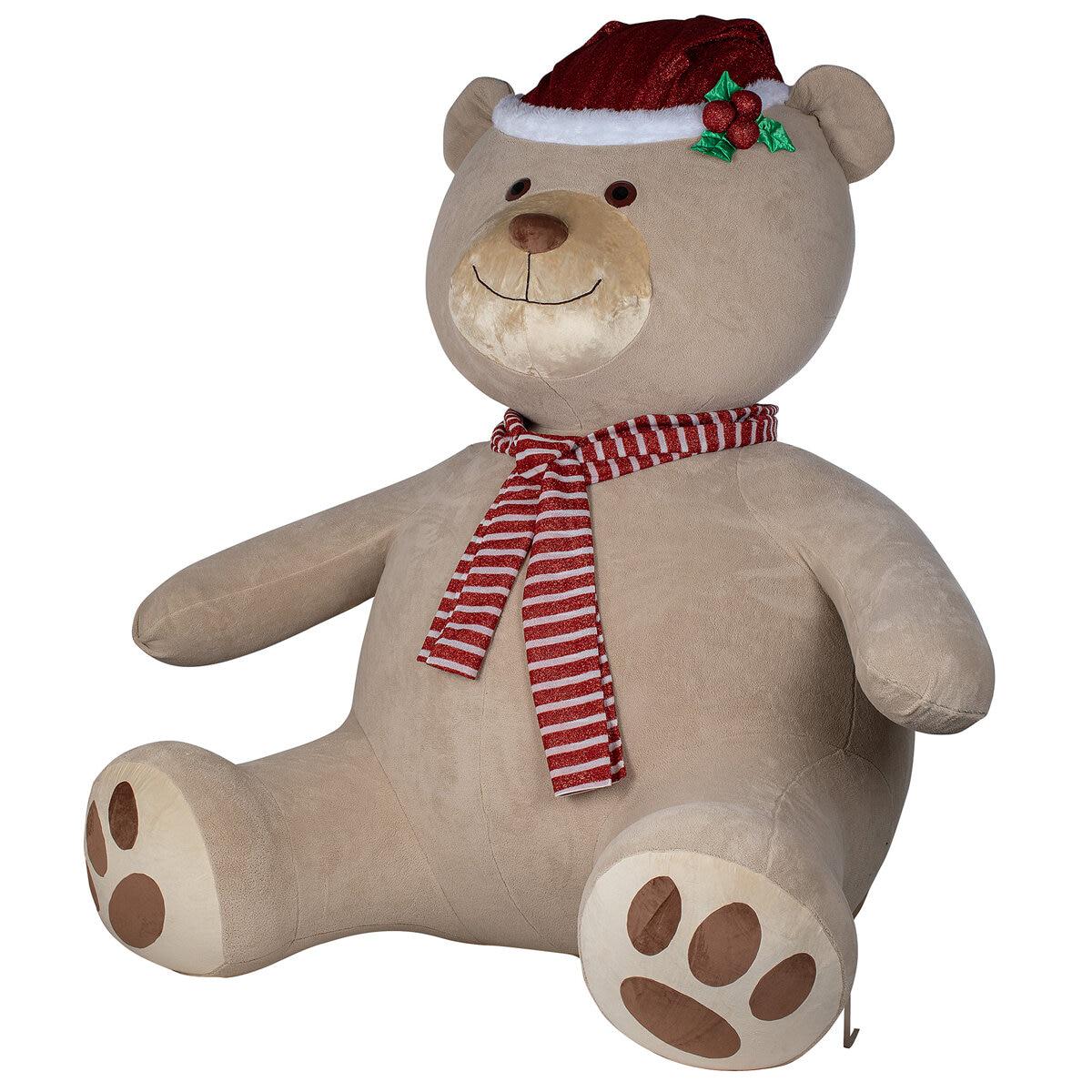 Plush Inflatable Teddy Bear With Lights 2.4M