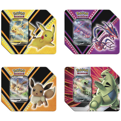 Pokemon TCG V-Tins 4 Pack Tyrannitar